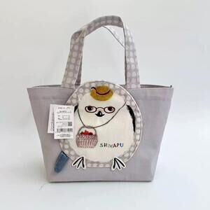 Kusuguru Japan Shimapu Java Sparrow Canvas Medium Tote NWT
